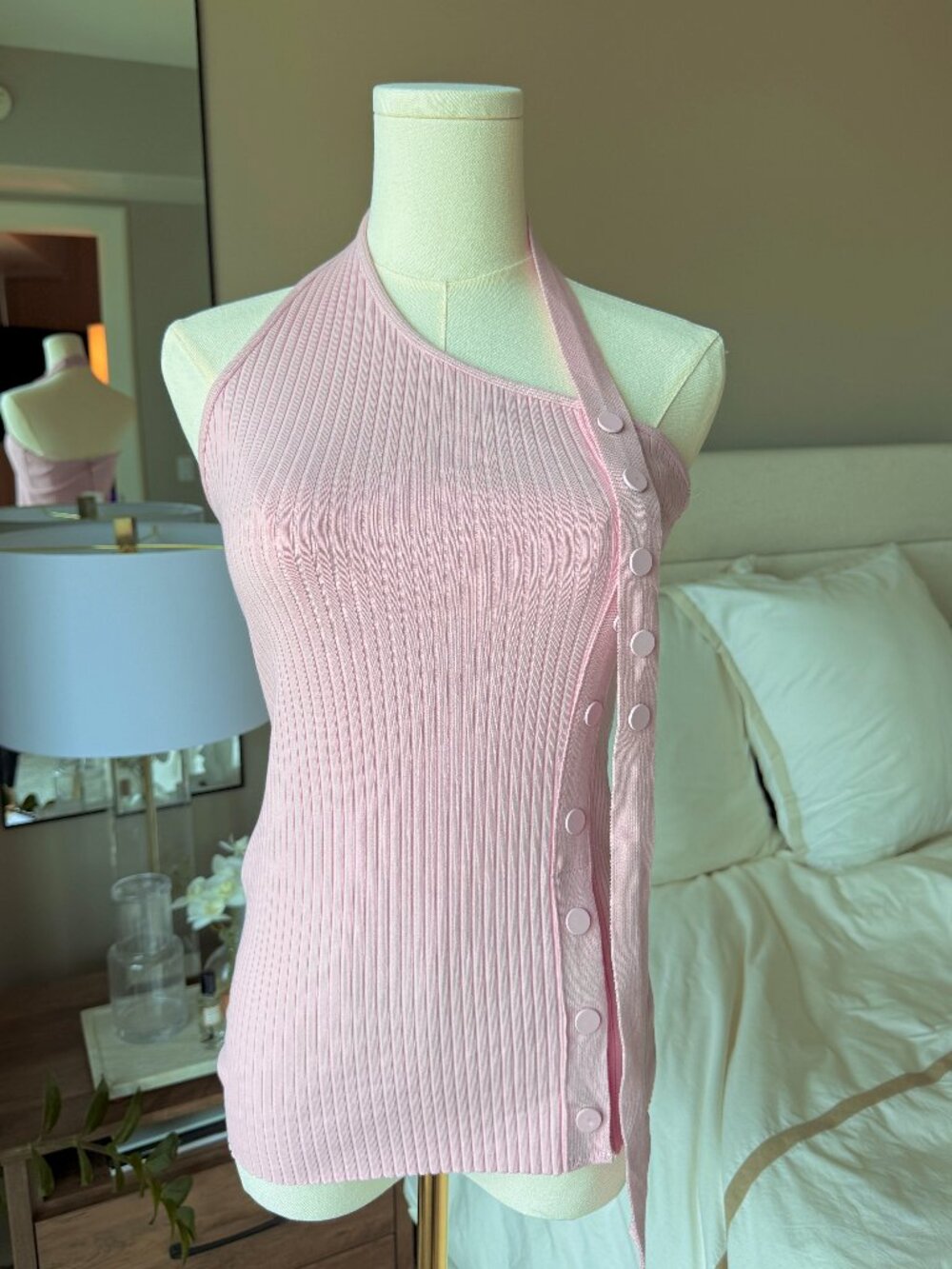 ZARA Pink Halter Top